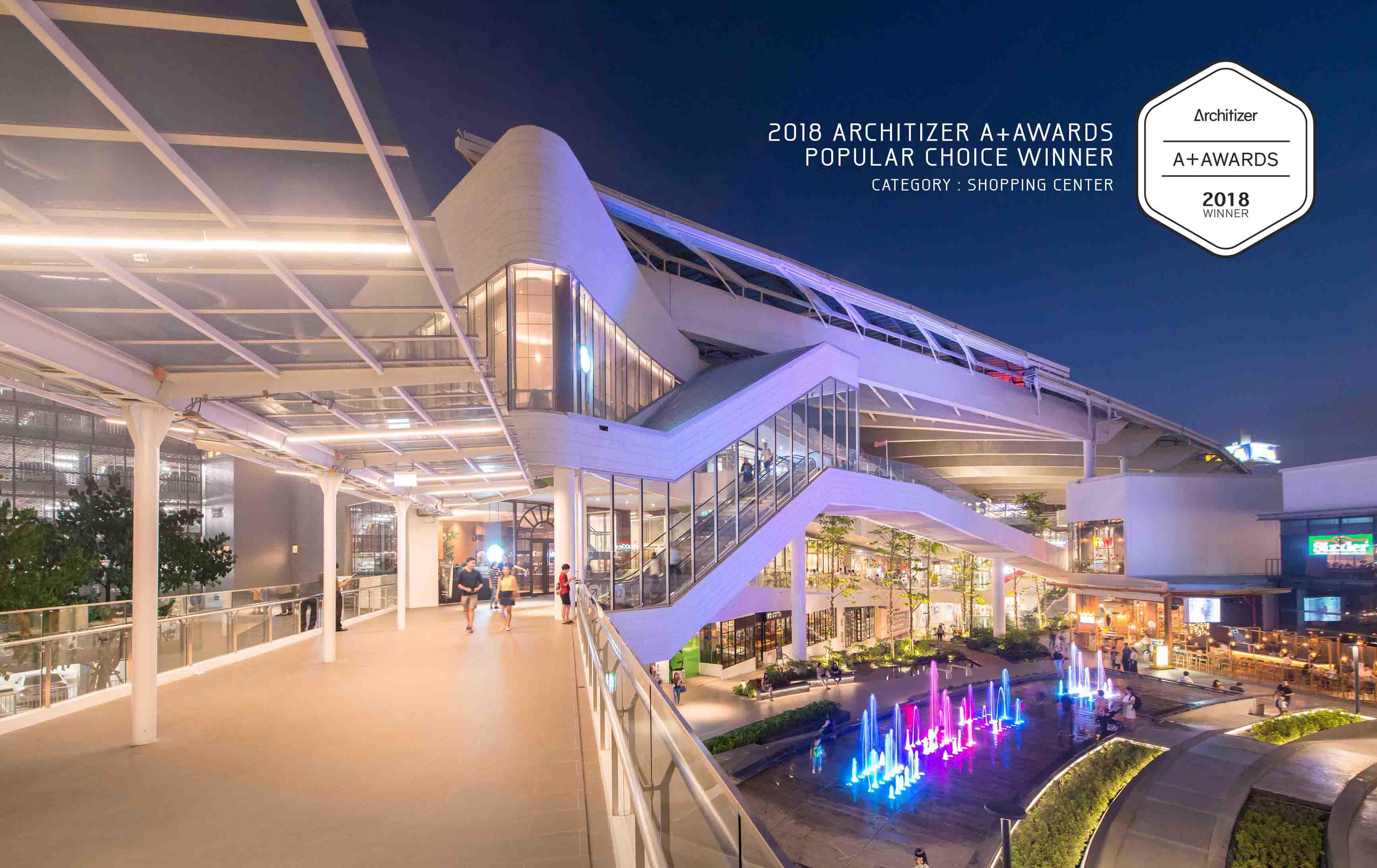 MEGA FOODWALK WINS 2018 ARCHITIZER A+AWARDS : POPULAR CHOICE-SHOPPING CENTER