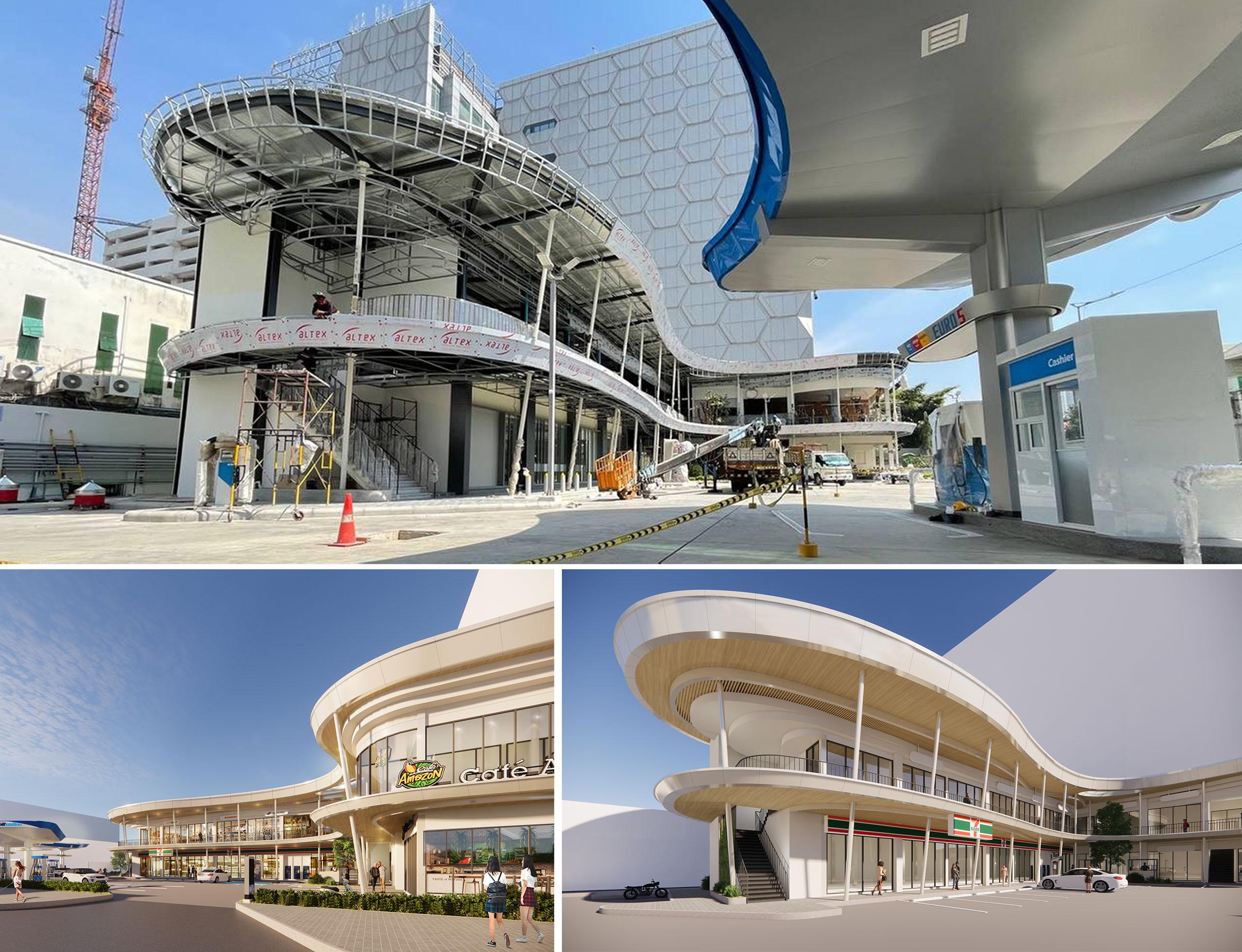 PTT Station at Neakavorn, Phnom Penh, Cambodia, is nearly complete.