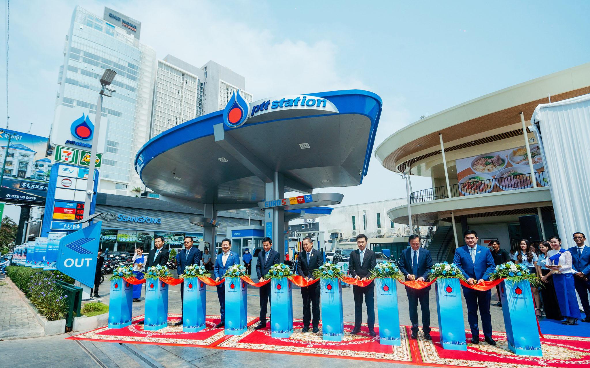 PTT Neak Vorn Station, Cambodia, Open to Public